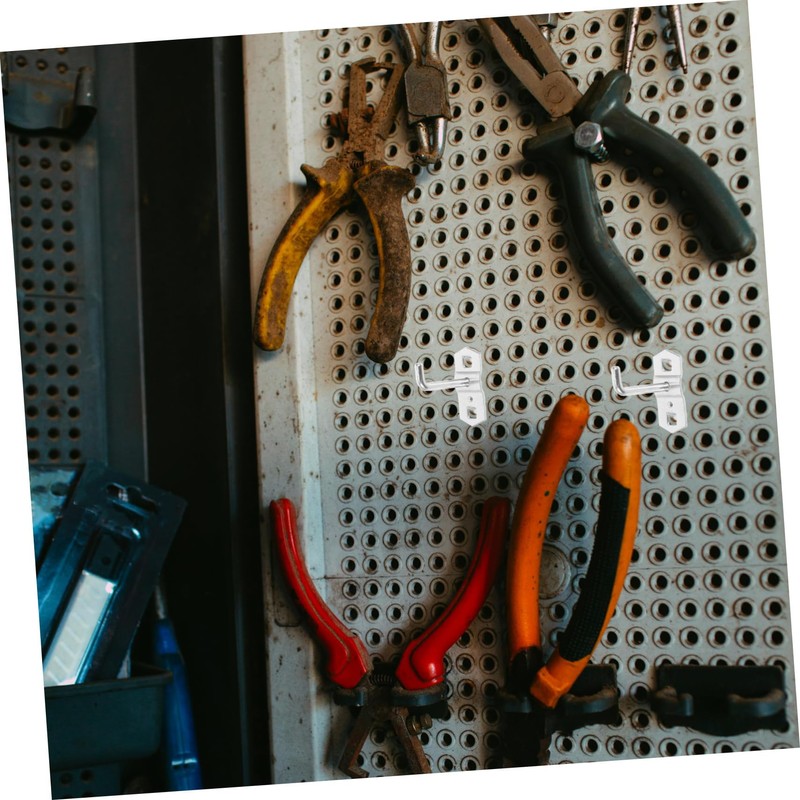 SHINEOFI 10pcs Heavy Duty Pegboard Hooks for Garage Wall Storage