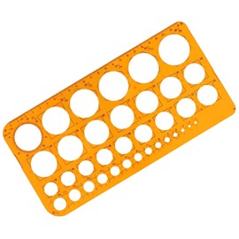 Circle Stencil for Drawing Circle Stencil Template Circle Template Mars Circle Template Technical Drawing Stencil Hole Template Geometric Ruler for Office School Buildings