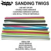 ICKYSTICKY Ultra FINE Grits Sanding Twigs or Sticks Ideal for