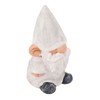 Garden Gnome Resin Structure Stable Bottom Retro Style Gnome Figurine