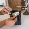 Less. Reusable Beeswax Lunch Bags, Size S (snack) Zero Waste