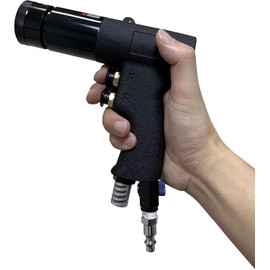 VOTOER Pneumatic Rivet Nut Gun Tool, 1/4, 5/16, 3/8 inch Heavy Duty Adjustable Speed Air Rivet Gun with Mandrels Riveting Gun Kit Riveter Set Pull Rivnut Gun (804 Model)