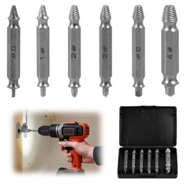 12PCS Damaged Screw Extractor Set, Screw Extractor Set Broken Screw Removal Tool Bolt Extractor Set Rounded Bolt Remover Tool Easy Out Stripped Screw Remover Kit for Stripped Head Screws Nuts Bolts