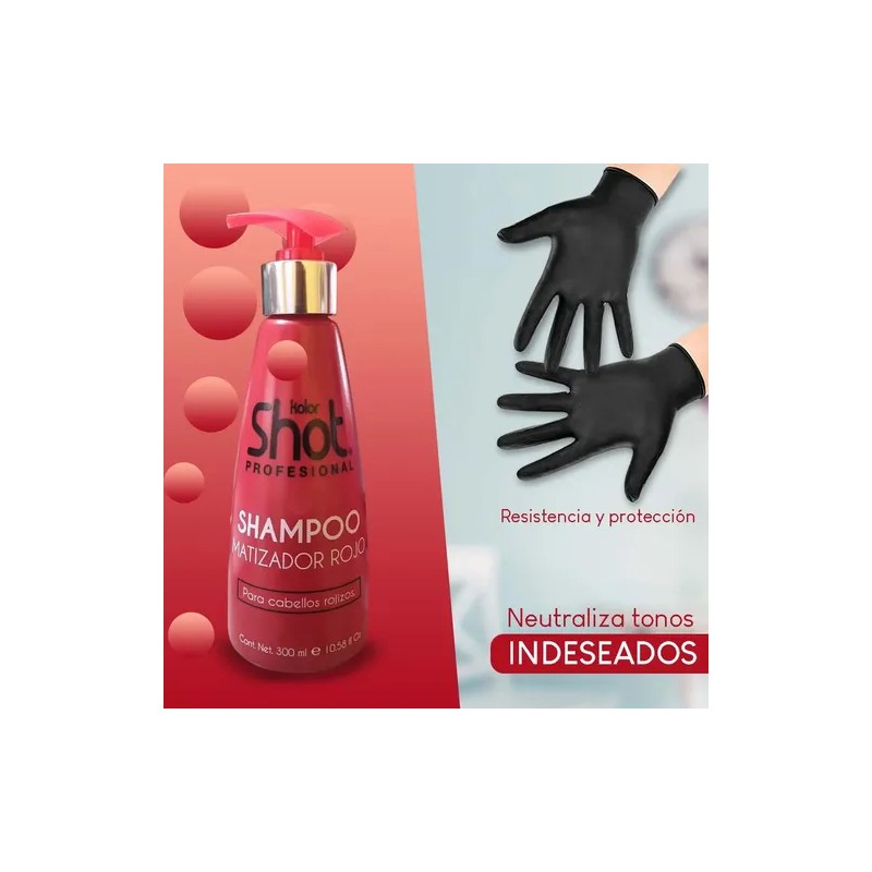 Shampoo Matizador Hidratante Para Cabello De Tonos Rojizos