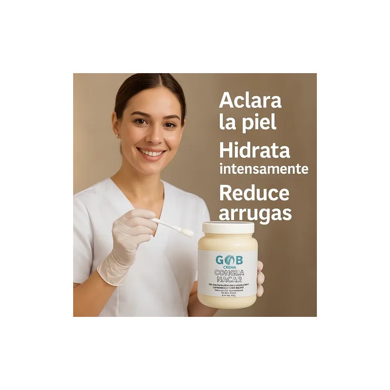 Gob crema ozonizada con concha nácar 450 g | aclara