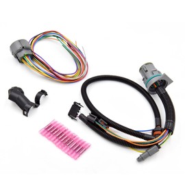 Transmission Wiring Harness Kit with Temperature Sensor Compatible with 1991-2003 GM 4L80E 4L80 4L85E MT1 MN8 Replace # 24222798 12154288 350-9000 24200161 24241218 350-0032 24230344