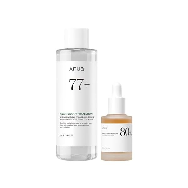 Anua Skin Relief Duo for Calming Skin, Heartleaf 77 pH