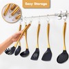 Silicone Cooking Utensils Set, 17pcs Kitchen Utensil Set with Rotatable