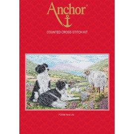 Anchor Counted Cross Stitch Kit: Essentials: Rural Life, Multi, 20 x 30cm