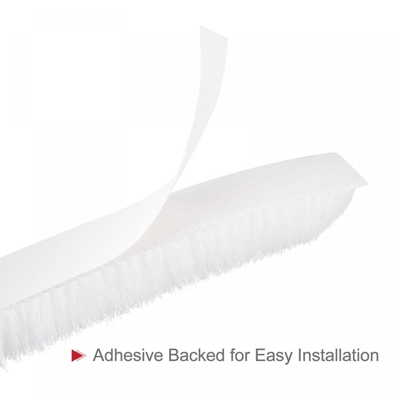 uxcell Weather Stripping Brush, 26ft L x 0.35" W x
