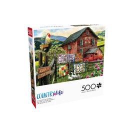 Buffalo Games - 500 Piece Jigsaw Puzzle Tom Wood A Little Bit of Heaven, Made in USA, Premium Recycled Board, Full-Color Poster