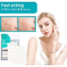 Pack of 330 Pimple Patch Hydrocolloid Plasters Invisible Natural Pimple Patch with Salicylic Acid and Tea Tree Oil Day and Night 2-in-1 Anti Patches Waterproof Breathable Absorption
