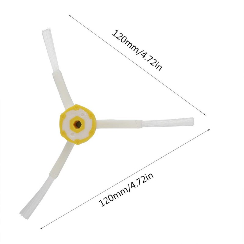 Cepillos Laterales Duraderos para Aspiradora Serie 500/600/700, 6 uds.