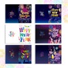 HOWAF 6 Pcs Happy New Year Cards 2025 New Year