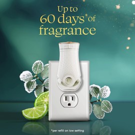 Glade PlugIns Refills Air Freshener, Bergamot & Eucalyptus, Scented and Essential Oils for Home and Bathroom, 0.67 Fl Oz, 5 Count