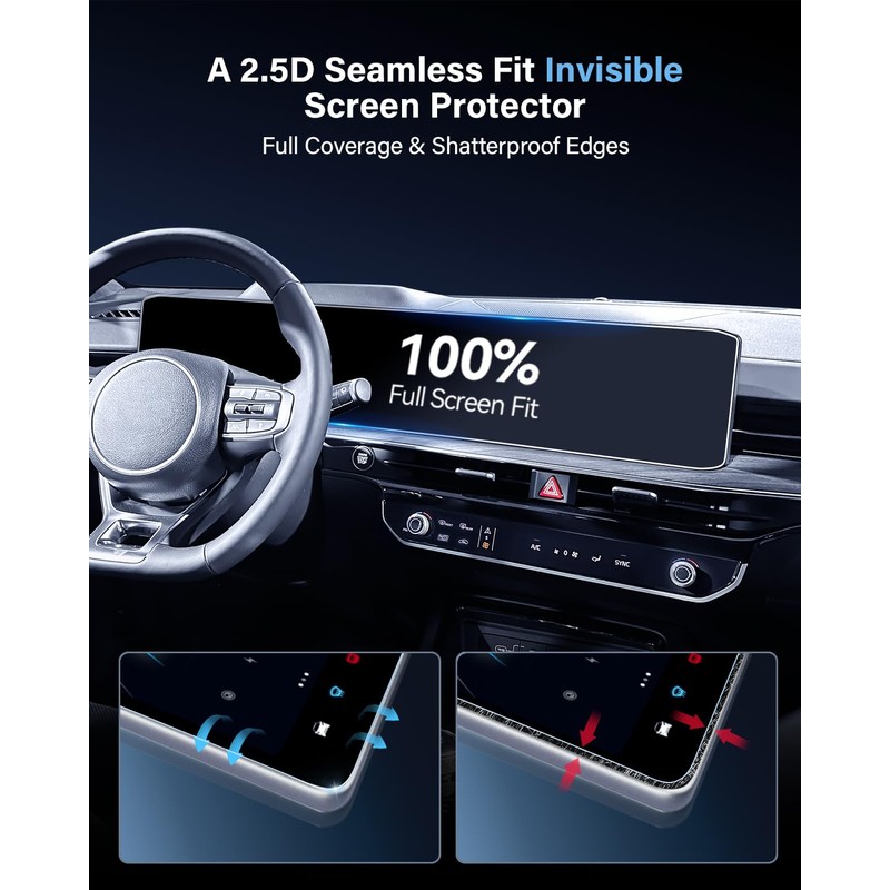 For 2025 Kia K5 Screen Protector - (4PCS) 2025 K5