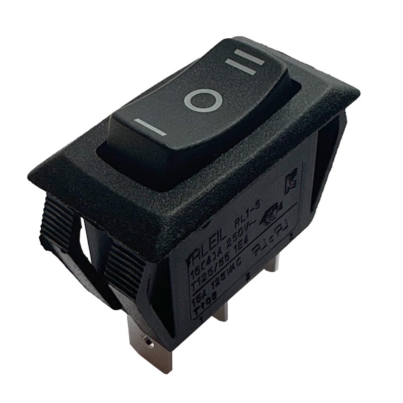 RLEIL RL1-5 16A 250VAC T125/55 3-Pin 3 Positions Black Button