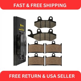Caltric Brake Pads for Triumph 1050 Speed Triple 2005-2006 Front Rear Motorcycle Pads