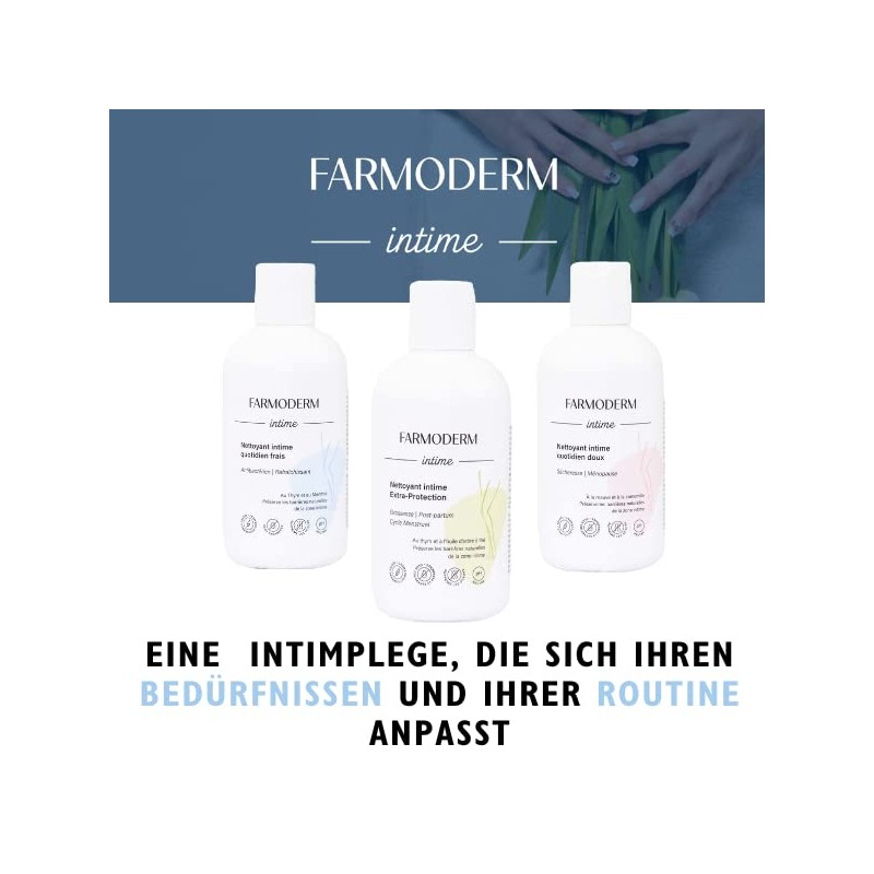 Farmoderm Antibacterial Intimate Wash Lotion for Freshness, pH Neutral Intimate