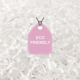 2LB Crinkle Cut Paper Shred Filler for Gift Basket,Boxes Filler Paper for Gift Wrapping,Stuffing and Packing White