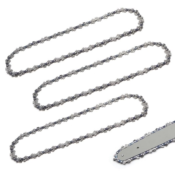 KtbeYTi 3 Piece Mini Chainsaw 8 Inch 45TG Chain Replacement
