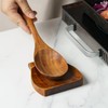 Acacia Wood Spoon Rest Spoon Holder for Stove Top, Utensil
