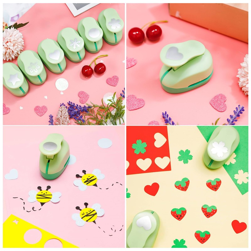 UCEC Paper Punches for Crafting, Hole Punch for Kids, 1