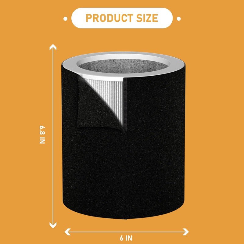 Allisfresh H-PF400 HEPA Filter Replacement Kit Compatible with H-HF400-VP H-PF400