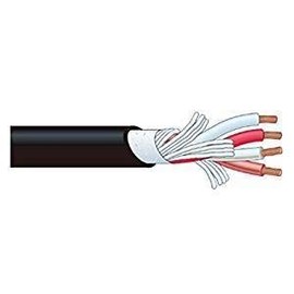 Canare 4S8G OFC Black Speaker Cable, 16.4 ft (5 m)