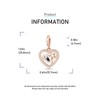 DATOUQI Zodiac Sign Charm for Bracelets and Necklaces Rose Gold