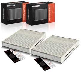 Frankberg 2x Cabin Air Filter with Activated Carbon Compatible with C-Max DM2 Focus C-Max DM2 Galaxy WA6 Galaxy MK II Van WA6 K.u.g.a I Mondeo IV BA7 S-Max WA6 Replacement # 1452344