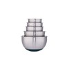Chicago Metallic Stainless Steel Mixing Bowls with Grater Lids, Green
