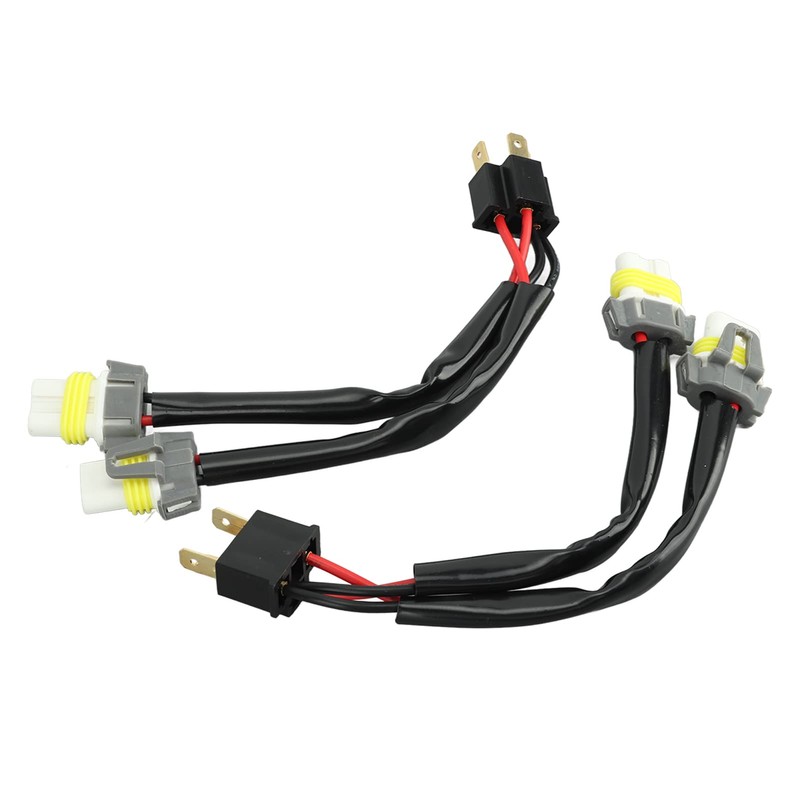aqxreight Headlight Splitter Wire Male H4 9003 to 9005 9006