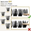 Cluster Lashes B19 Mixed Tray 72 Clusters B&Q Lash Clusters
