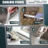 958-G01 7-Piece Caulking Spatula Tool Set, Stainless Steel Streamlined Squeegee