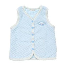 Sanrio 238554 Kids Room Vest, Cinnamoroll, 55.1 inches (140 cm), Boa, Children, Winter, Light Blue