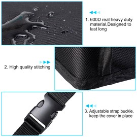 Heavy Duty Window Air Conditioner Cover Outside Unit, Thickened 600D Oxford AC Defender Winter Cover (21Wx16Dx15H)