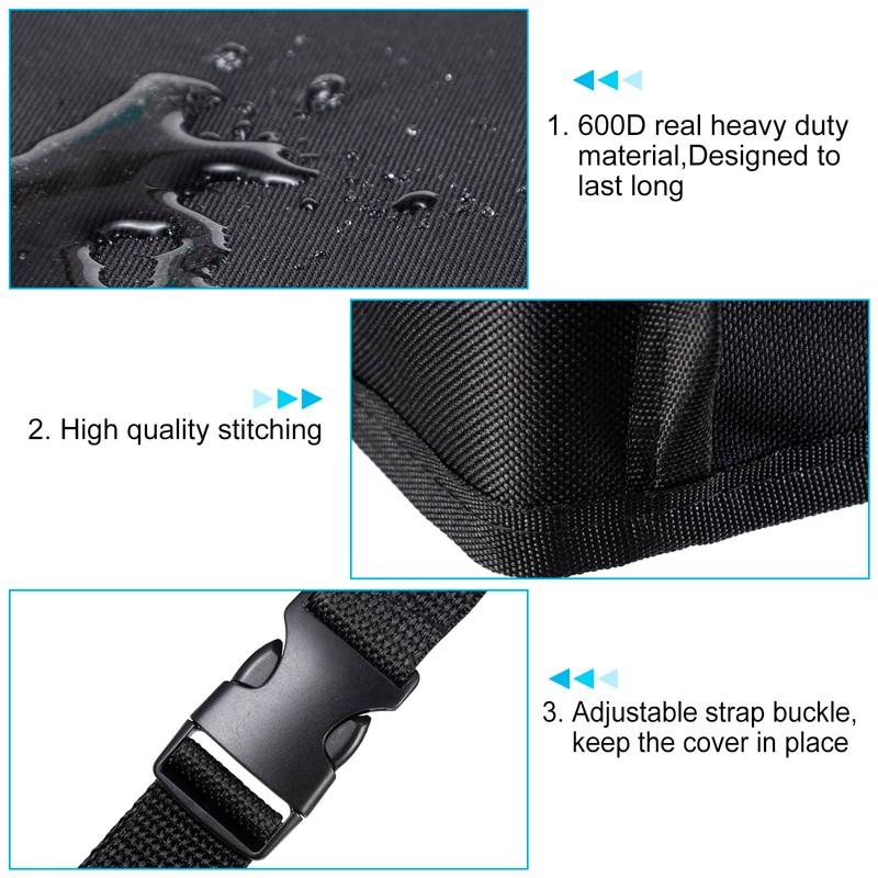 Heavy Duty Window Air Conditioner Cover Outside Unit, Thickened 600D