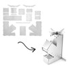 Outdoor Collapsible Wood Burning Stove Detachable Portable Stainless Steel Rocket