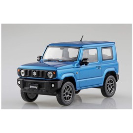 Aoshima 08-C 1/32 The Snap Kit Series Suzuki Jimny Blisk Blue Metallic Color-coded Plastic Model