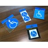 carstyling XXL Aufkleber Behindertensymbol Dimension 60 x 60 mm