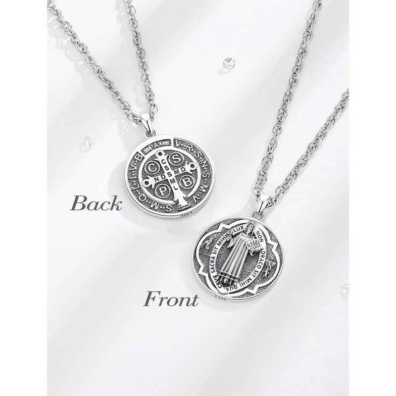 INFUSEU Unique Religious Gifts for Men Women, St. Michael/St. Christopher/St.