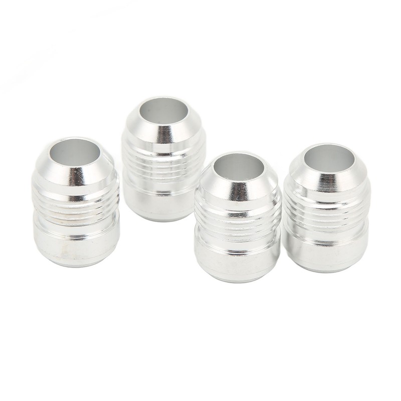 4 Pcs 10AN Weld On Bung Fitting 3/4in Thread Aluminium