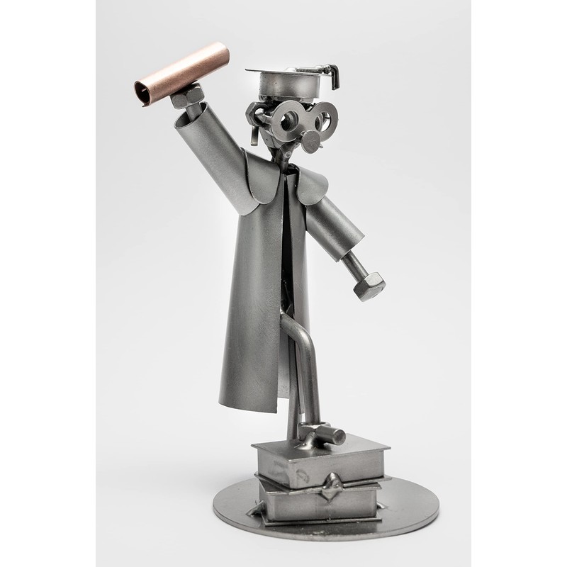 STEEMO Screw Man Figure: Bachelor Academic Master Graduate Gift Metal