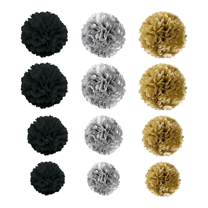 Tissue Paper Pom Poms, Cocodeko Paper Flower Ball for Birthday