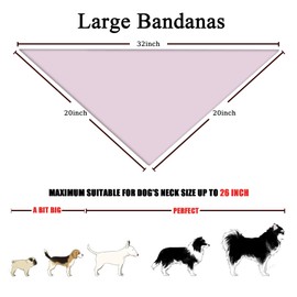 Dog's Big Sister Birthday Bandana Dog Birthday Boy Girl Dog‘s Big Sister Birthday Supplies for Large Pet, Polyester,80 * 40