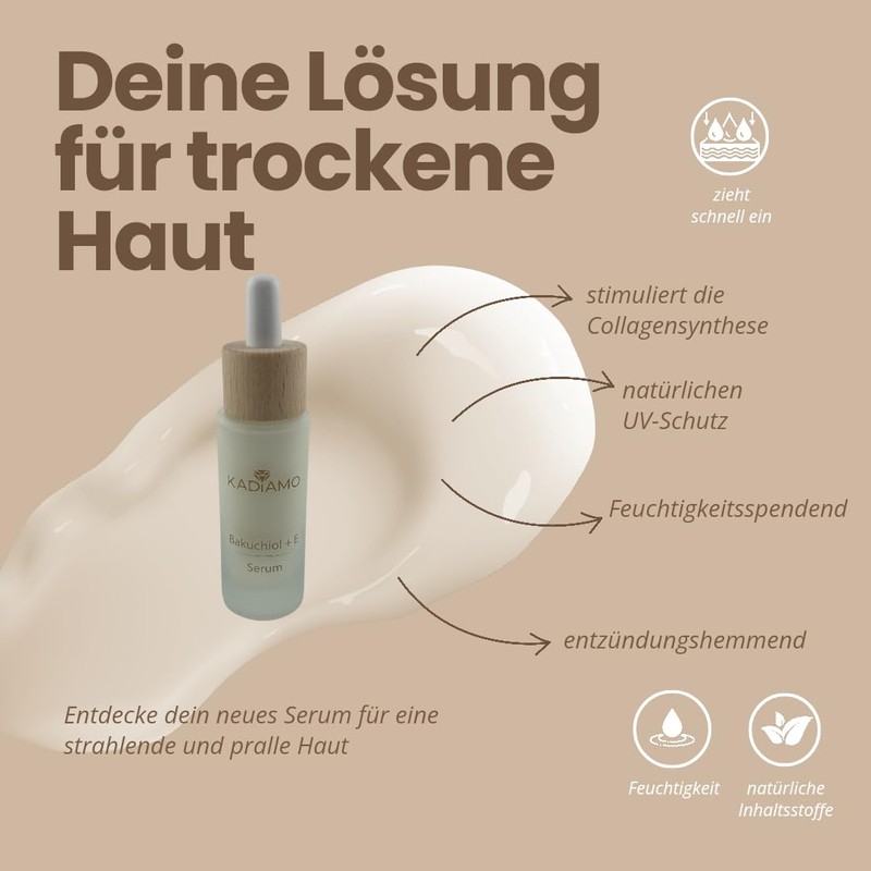 KADIAMO Bakuchiol + E Serum 30 ml