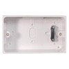 kenable Surface Mount Back Box Pattress Box 2 Gang 47mm
