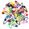AXLIZER 60pcs Plastic Safety Pins Bead Needle Pins Clothing Tag