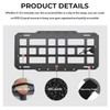 MUQIDA Car Rigid MOLLE Panel, Auto Sun Visor Organizer EDC